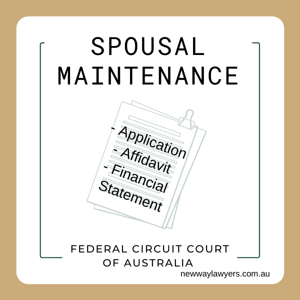 spousal maintenance guide quiz family law australia